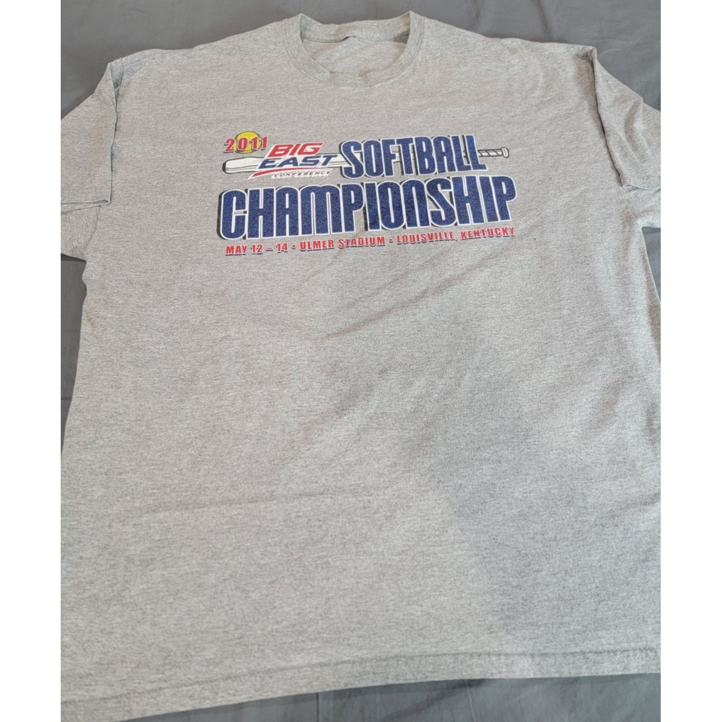 Vintage 2001 Big East Softball Championship TShirt Louisville Ky College Sports